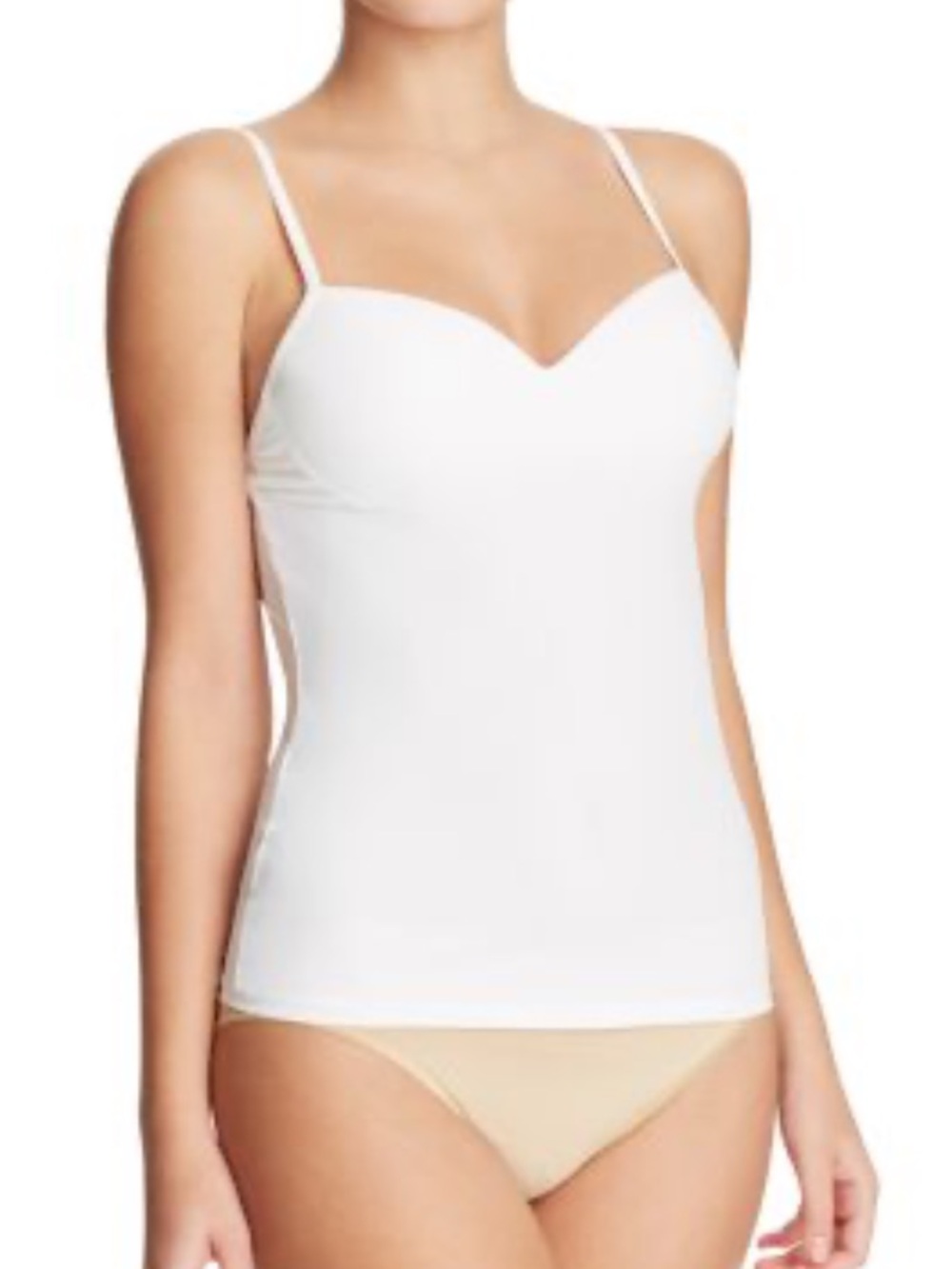 hanro switzerland $150 allure bra padded Camisole Tank Top 34C bolo